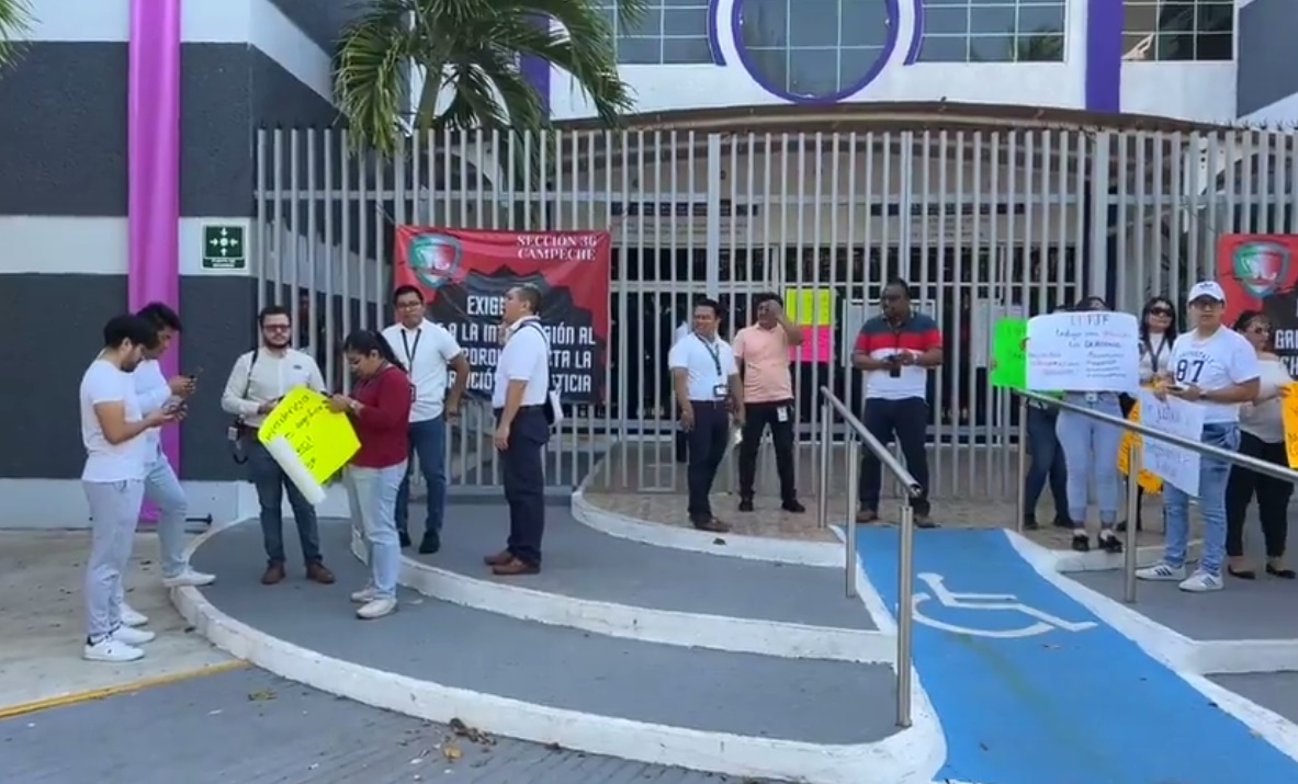 Se suman trabajadores del Poder Judicial de la Federación de Ciudad del Carmen al paro nacional