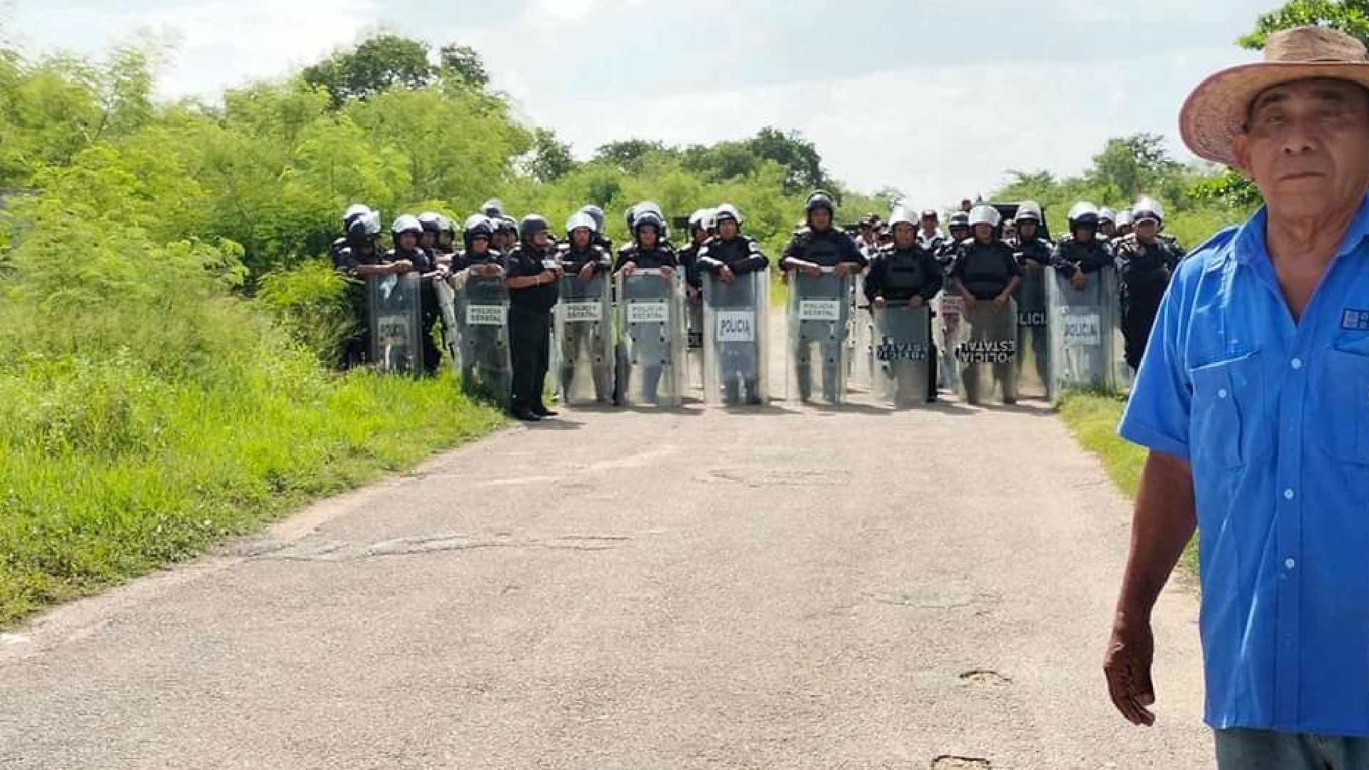 Denuncian presunto despojo de tierras Ejidatarios de Oxcum, Umán.