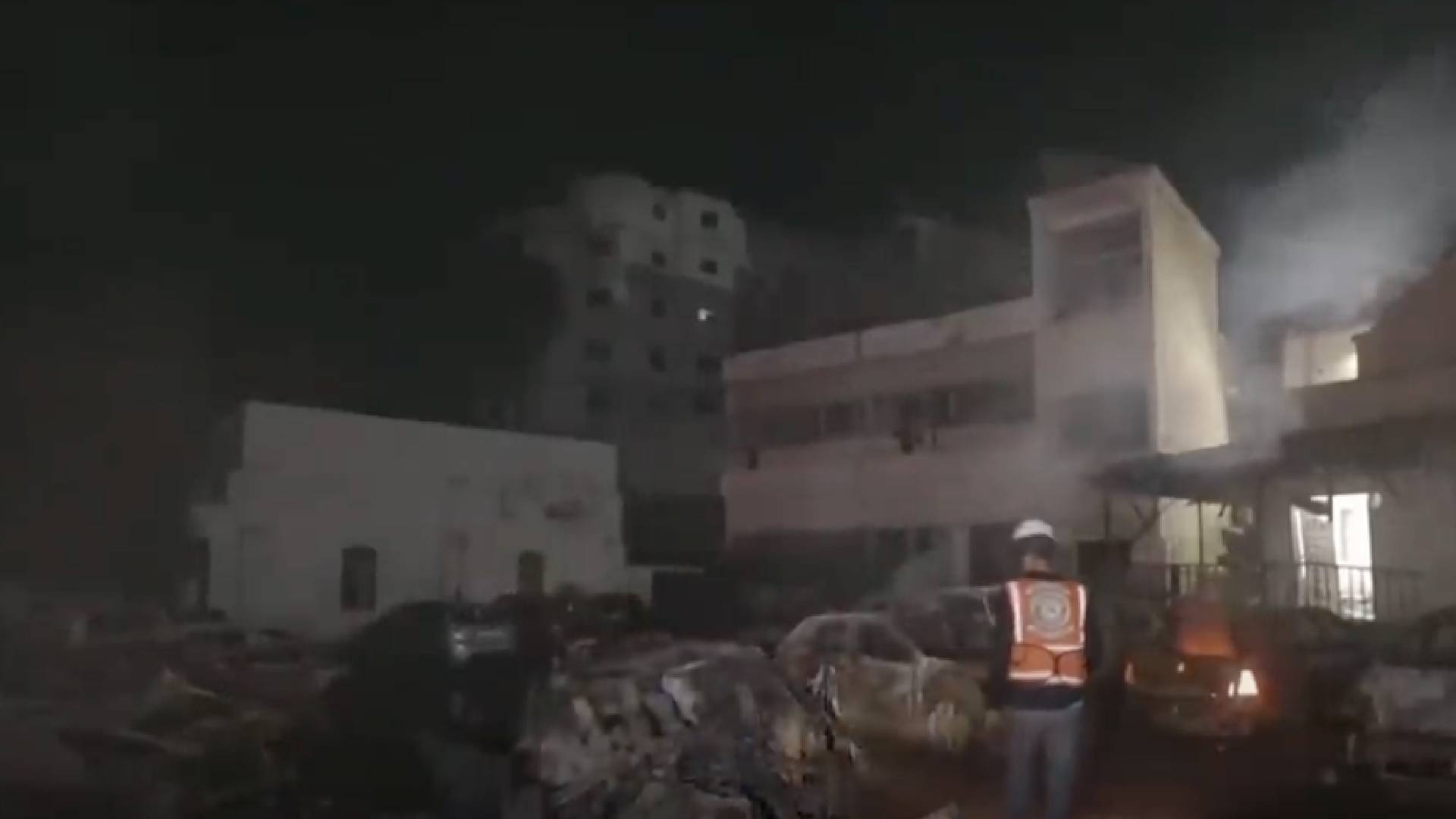 Bombardean hospital de Gaza: el ataque dejó centenas de muertos.