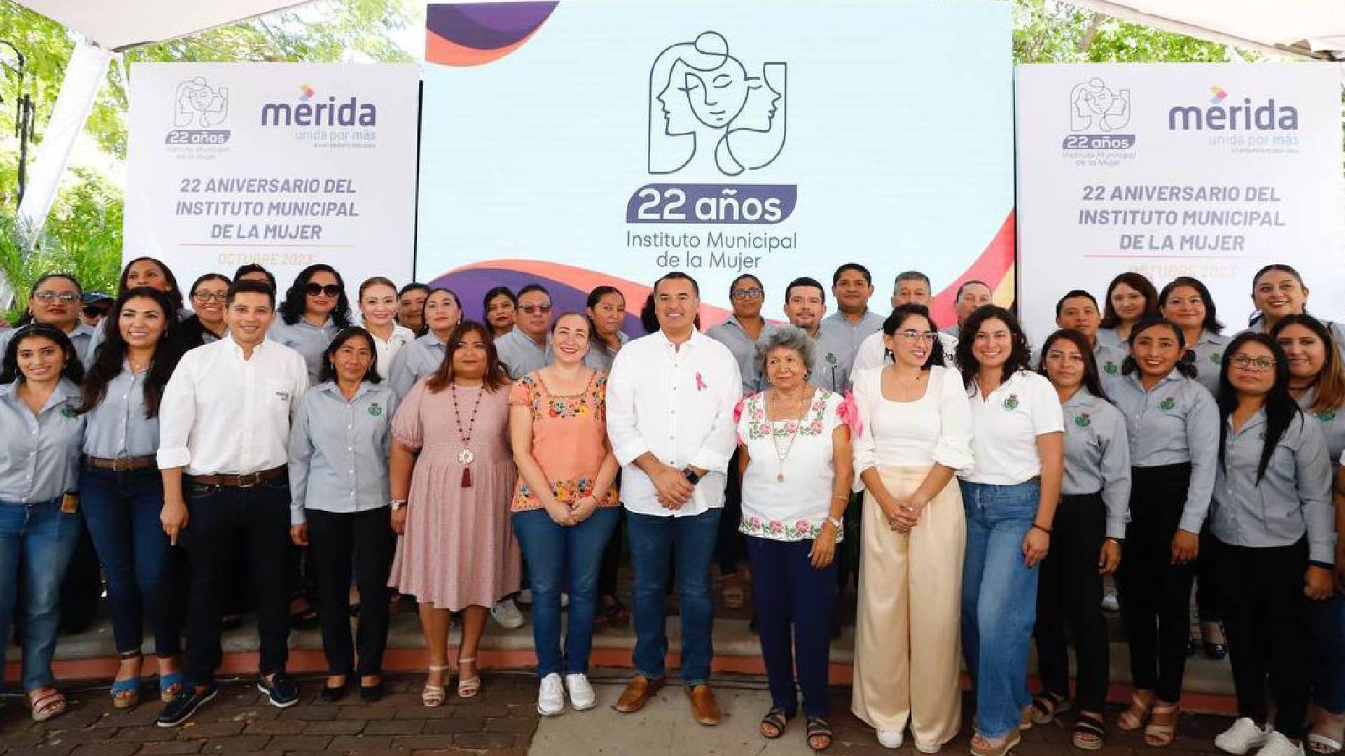 Aniversario del Instituto Municipal de la Mujer: 22 años transformando la vida de miles de mujeres en Mérida