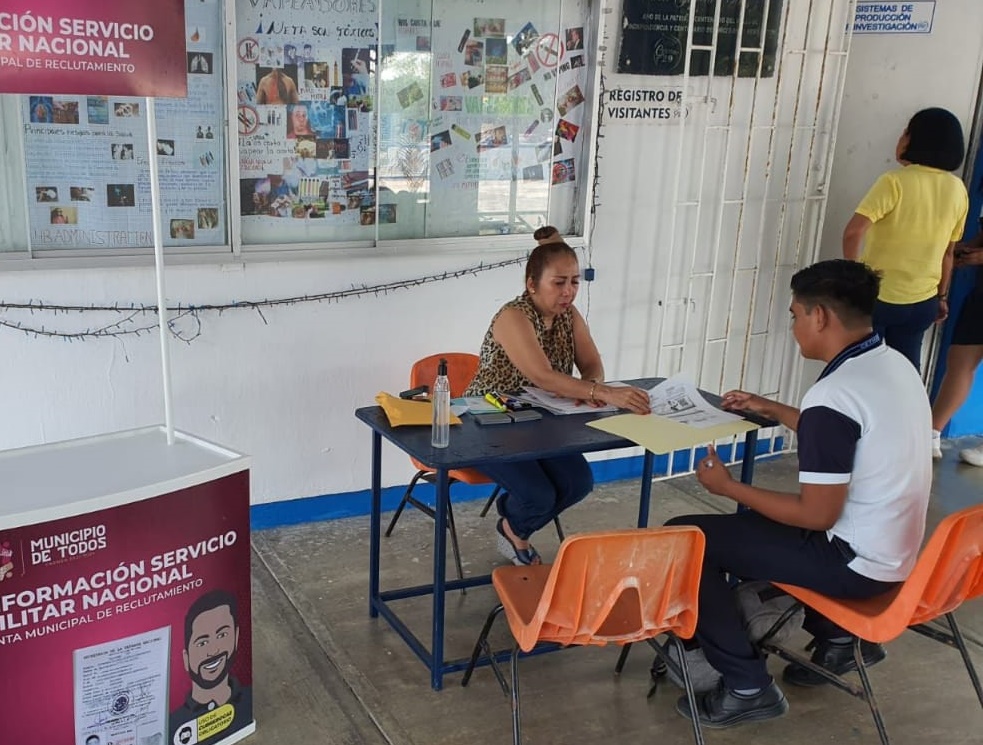 Desinterés de jóvenes para el Servicio Militar: En el municipio de Carmen