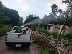 Continúa la cobertura de fumigación contra el dengue en Mérida y municipios del interior del estado