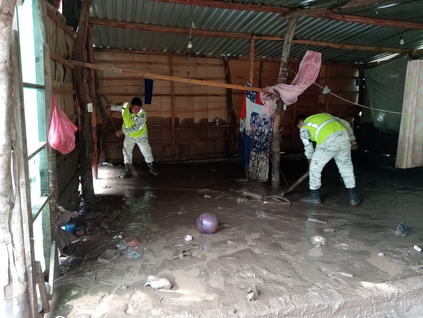 Refuerza GN tareas de recuperación en municipios de Guerrero