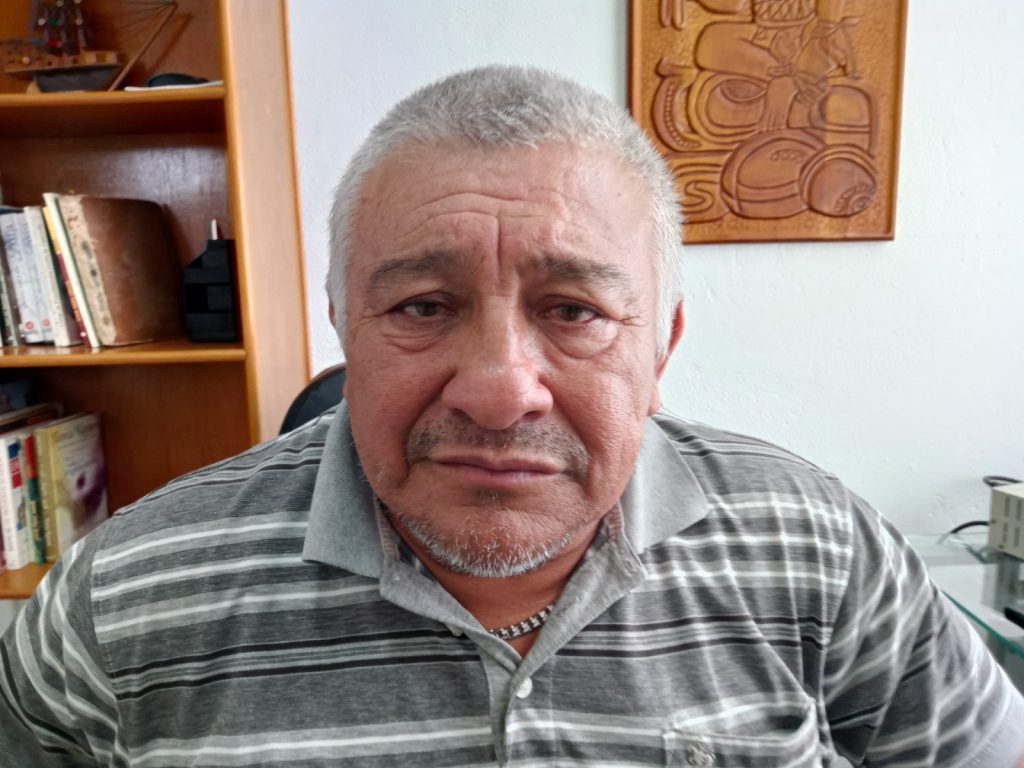 Eduardo Joaquín Mendoza Ynurreta, encargado de la cooperativa Trabajadores del Volante