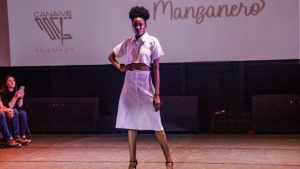 El desfile "África mía" presentó las creaciones de la diseñadora cubana Mariela Alemán Orozco.