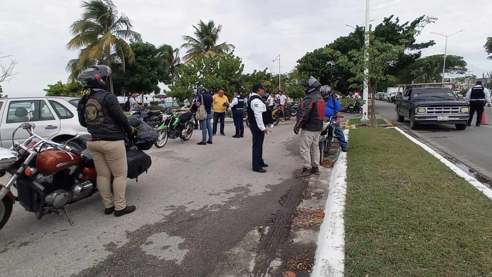 Policía en Campeche monta