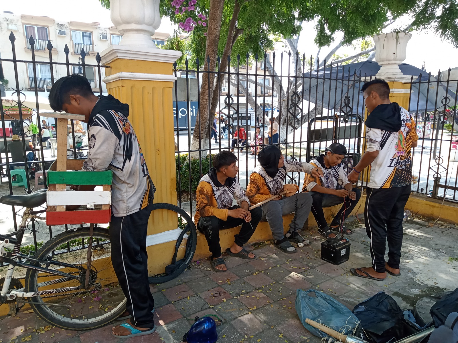 Peregrinos guadalupanos de Yucatán con destino a Villahermosa, Tabasco