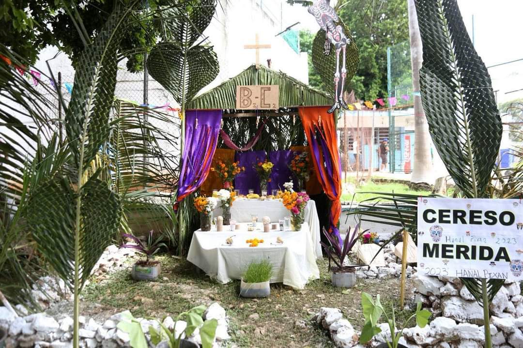 Realizan Muestra de Altares en el Cereso de Mérida
