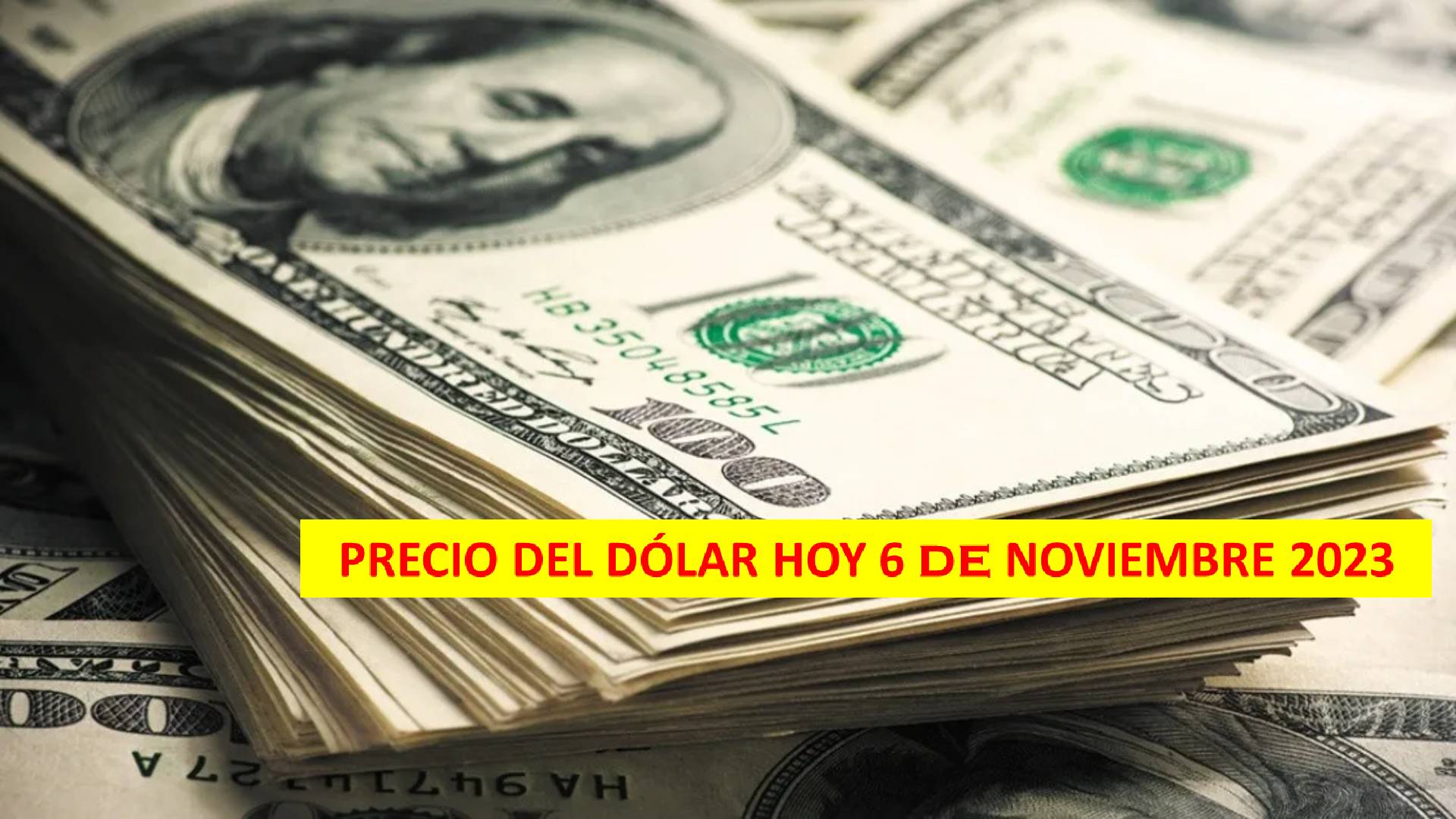 Baja del peso frente al dólar hoy 6 de noviembre de 2023 en bancos de México
