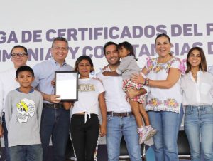 Con la estrategia Certeza Patrimonial, Mauricio Vila Dosal reitera su compromiso por resolver el problema de regularización de los asentamientos humanos