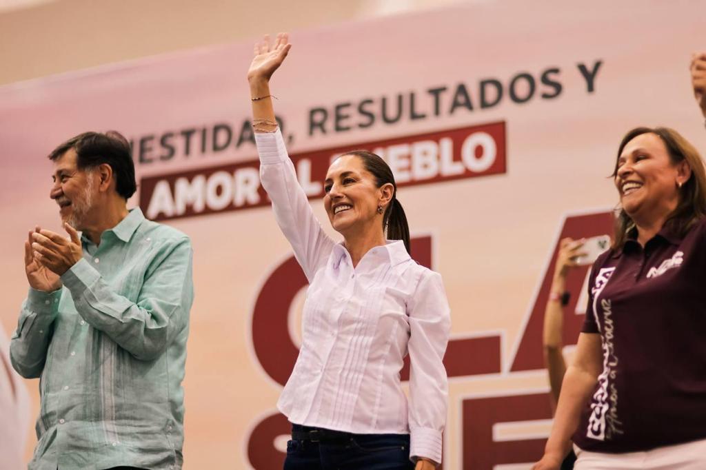 Inicia Sheinbaum precampaña en Veracruz