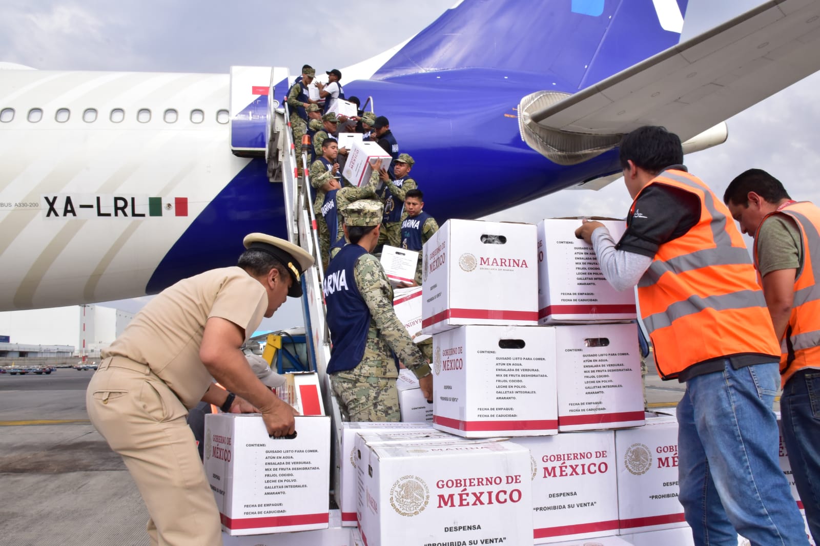 Avanza Plan Marina en su Fase de Auxilio a la población civil en Guerrero