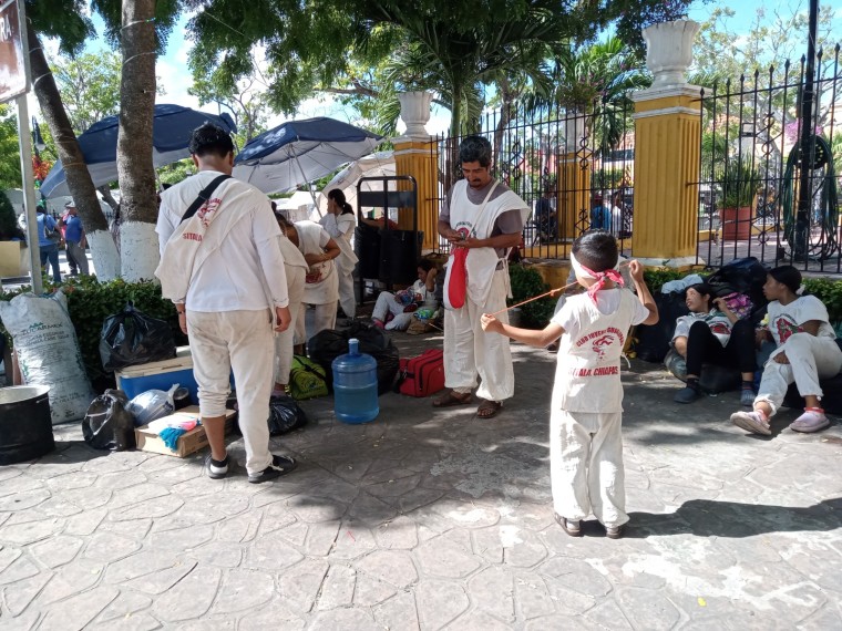 Alexander Sánchez Molina, peregrino Guadalupano de Sitalá, Chiapas