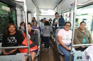 La ruta Mejorad-La Plancha-Kanasín del Ie-tram, inicio operaciones el día de hoy.