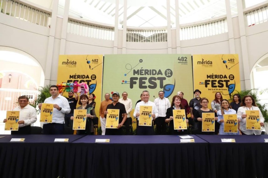 El Alcalde Alejandro Ruz Castro presenta el Mérida Fest 2024: “La Fiesta De La Ciudad, Un Festival Internacional”