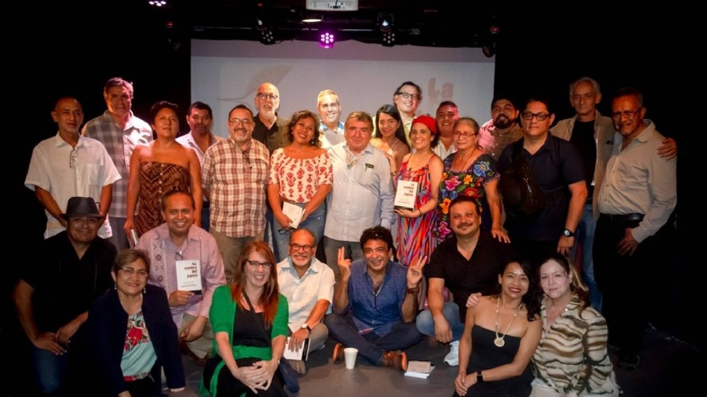 En honor al periodista y escritor Jorge González Durán realizan la Antología “La sombra del Jaguar”, a quien varios autores quintanarroenses rindieron emotivo homenaje en Cancún.