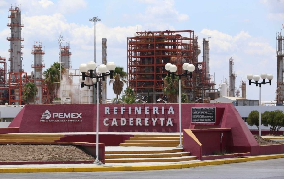 la refinería ubicada en Cadereyta Jiménez, Nuevo León