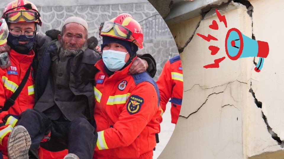 China amaneció con daños tras un fuerte terremoto al norte del país