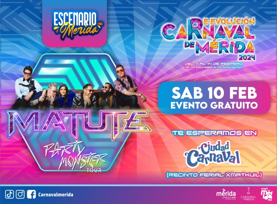 Escenario Mérida, en “Ciudad Carnaval”