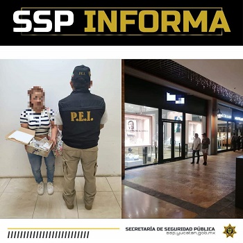 SSP Yucatán evita robo de millón y medio de pesos en joyas