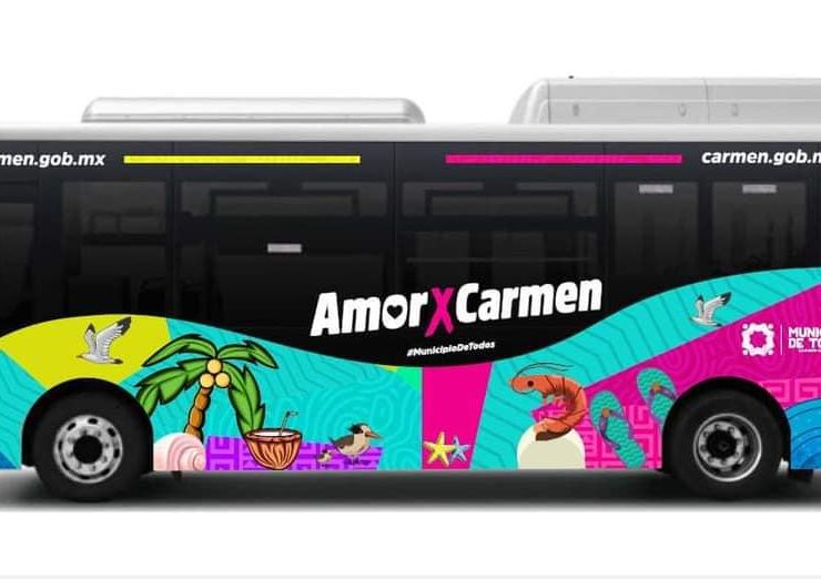 Nuevas rutas de transporte con camiones del Ayuntamiento del Carmen