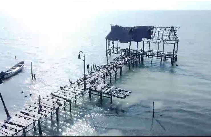 SEMAR suspende construcción de muelles en el pueblo Mágico de Isla Aguada