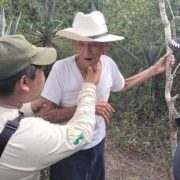 Exitoso rescate del abuelito con Alzheimer que se perdió en el monte