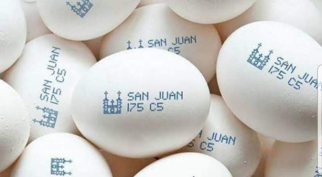 Encuentran alarmante mensaje en un huevo