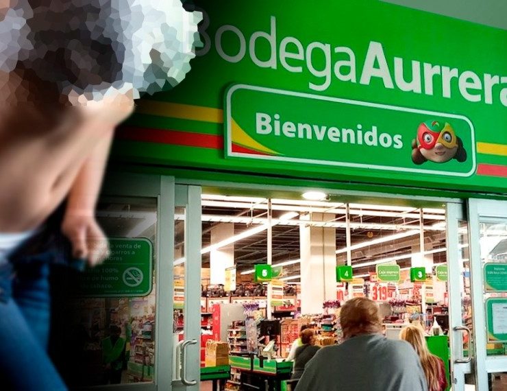 Vídeo: Mujer se quita la ropa en supermercado tras ser acusada de robar