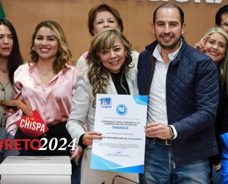 Lorena Beaurregard recibió constancia como candidata del PAN al gobierno de Tabasco