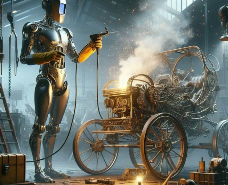 BMW contrató robots humanoides