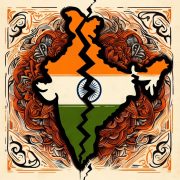 La india se está partiendo en 2