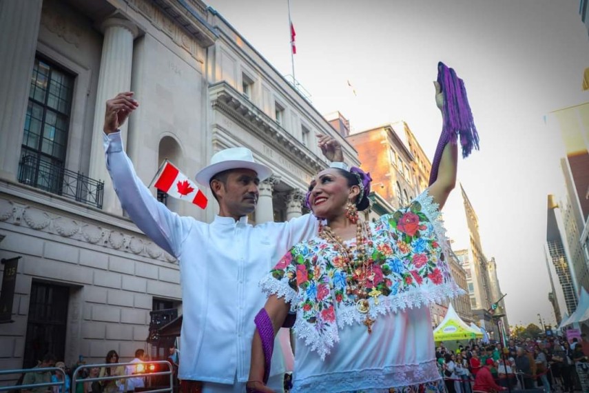 El año pasado en Canadá, se presentaron la Orquesta Jaranera del Mayab y el “Alfredo Cortés Aguilar”