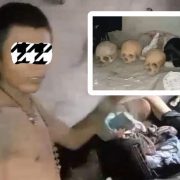 Sujeto es detenido en Tekit con más de 10 cráneos humanos y restos óseos en su casa