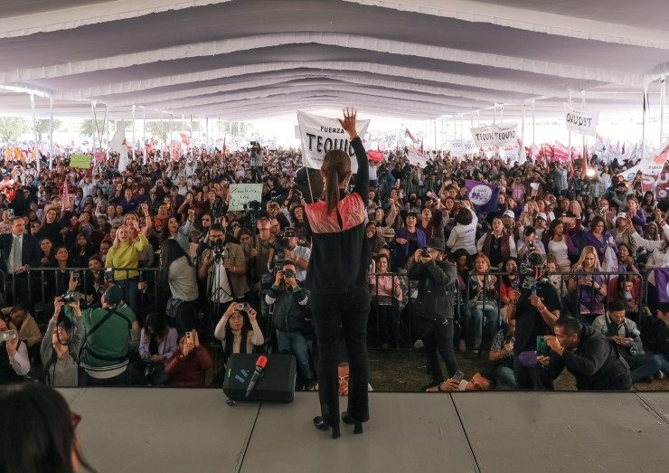 A la Presidencia no llega una, llegamos todas, asegura Sheinbaum