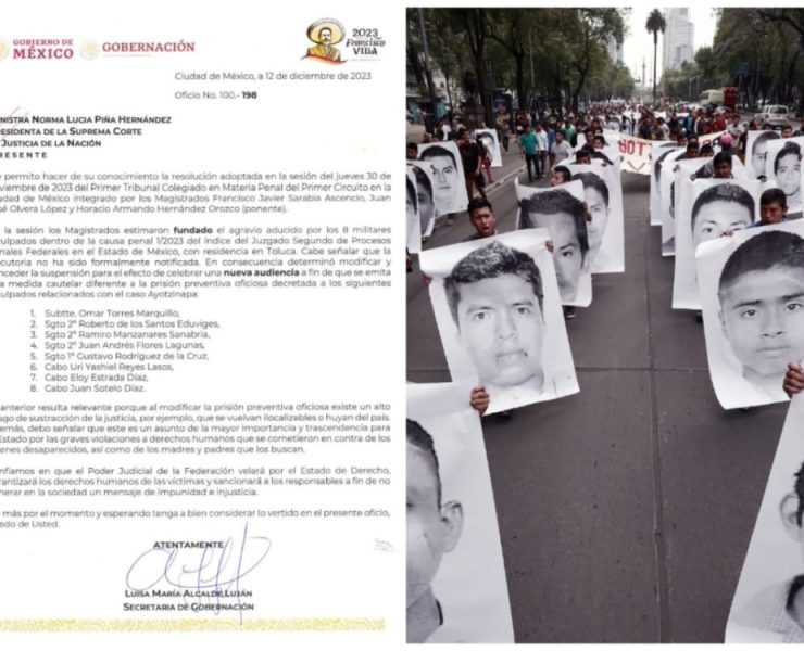 Segob publica carta a ministra Piña, donde advertía sobre militares implicados por caso Ayotzinapa