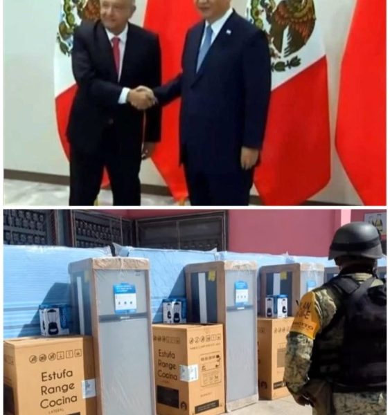 Agradece AMLO llegada de enseres de China que benefician a damnificados de ‘Otis’