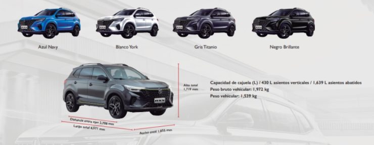 MG RX5 2024: Precio y características en México