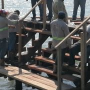 Reparan el peligroso muelle del mercado principal