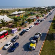 Largas filas para el pago de refrendo vehicular en Ciudad del Carmen