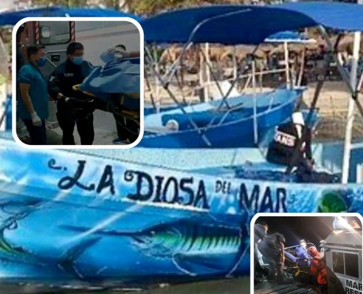Embarcación "Diosa del Mar" se hunde con 17 turistas, 4 personas fallecidas