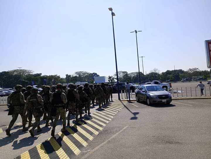 Militares llegan a Tabasco para reforzar seguridad tras ola de asaltos en comercios