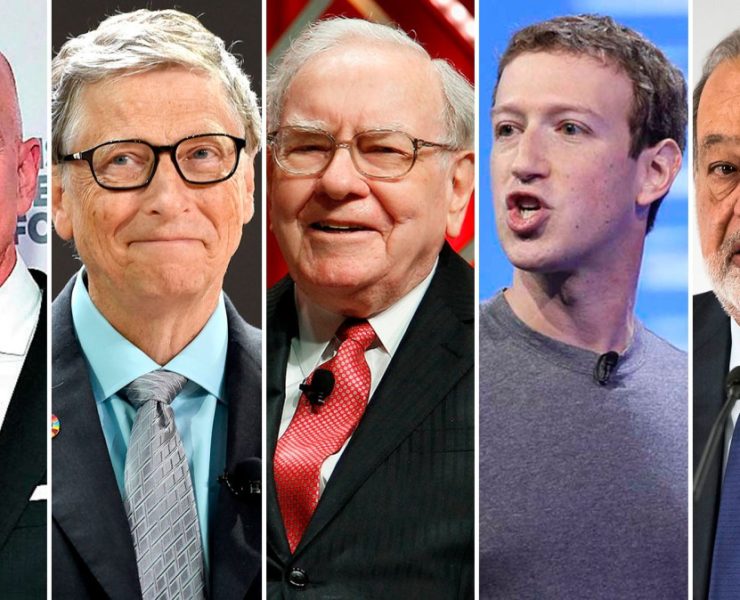 El top 5 de los hombres más ricos