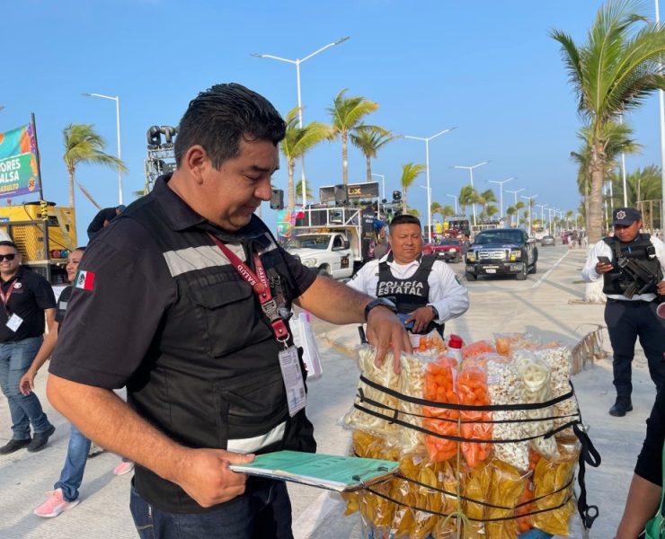 La COPRISCAM verificará a los comercios ambulantes en los días de carnaval