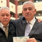 Alvino Zevallos y Manuel Rocha, se casaron en una boda comunitaria.