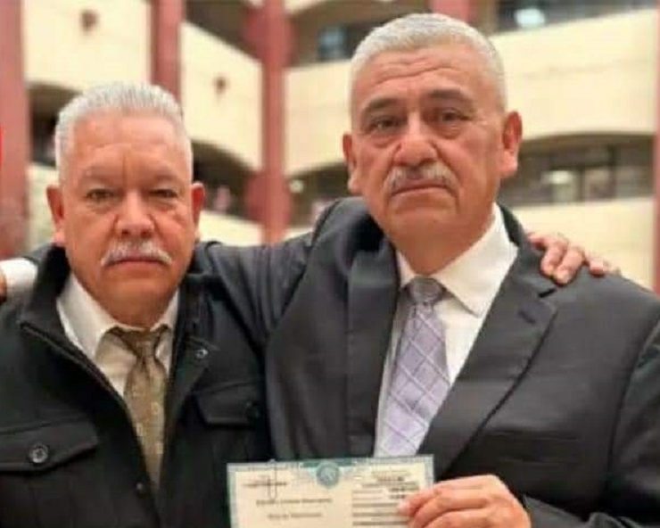 Alvino Zevallos y Manuel Rocha, se casaron en una boda comunitaria.