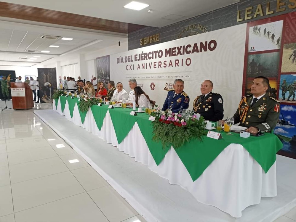 La ceremonia se llevó a cabo en las instalaciones de la 10/a. Brigada de Policía Militar, ubicada en el Campo Militar No. 34-D “General de Brigada Rafael Melgar”, Isla Mujeres
