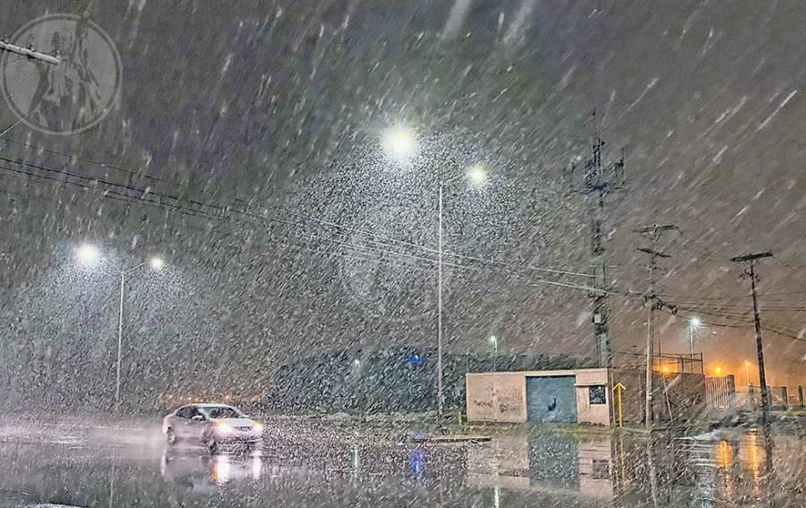 El SMN prevé caida de nieve o aguanieve en el norte y noroeste del país por la séptima tormenta invernal