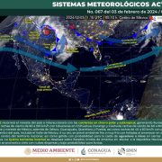 El SMN prevé vientos fuertes y ambiente frio en noroeste y norte de México