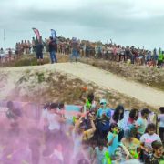 Carmelitas viven martes de pintadera del carnaval 2024